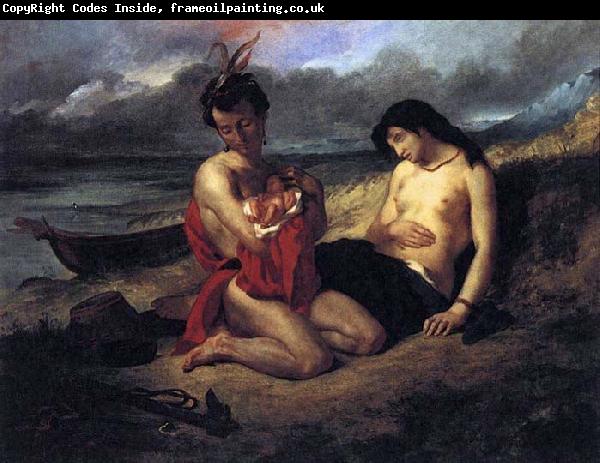 Delacroix Auguste The Natchez
